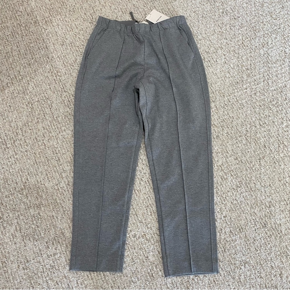 NWT Everlane Minimal Chic Dream Stretchy Drawstring Tie Pocket Tapered Trousers